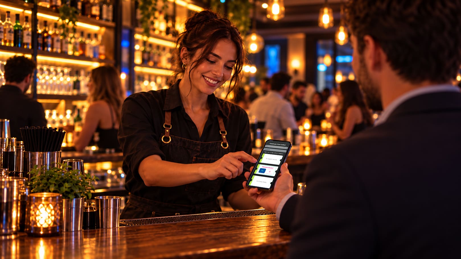 Validating the SaltaCassa Digital Ticket at pickup
